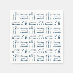 Serviette En Papier Minuscules ustensiles de cuisine