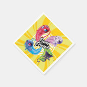 Serviette En Papier Miraculaires Kwamis Power Friends (Coin)