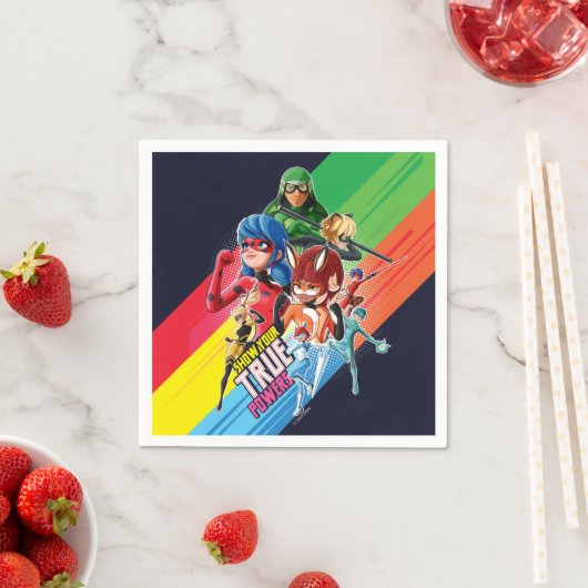 Serviette En Papier Miraculeux Montrez Vos Véritables Pouvoirs (En situation)