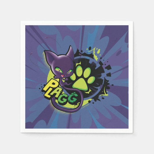 Serviette En Papier Miraculous Kwami Plagg (Devant)