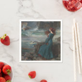 Serviette En Papier Miranda (par John William Waterhouse) (En situation)