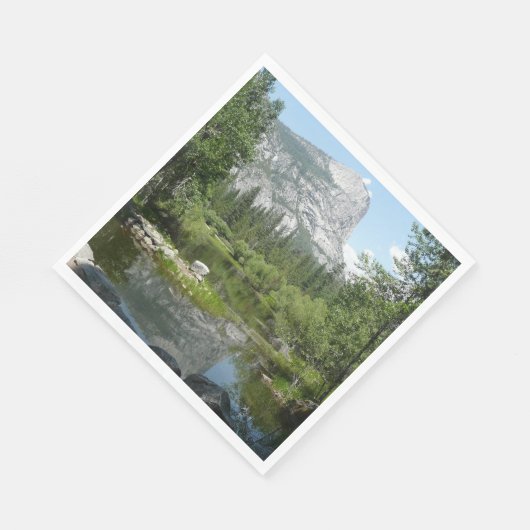 Serviette En Papier Mirror Lake View à Yosemite National Park (Coin)