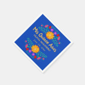 Serviette En Papier Mis Quince Anos Royal Blue Quincenera Party (Coin)