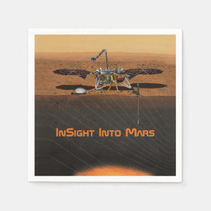 Serviette En Papier Mission InSight Mars Lander