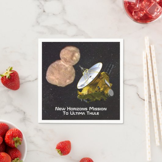 Serviette En Papier Mission Nouveaux Horizons À Ultima Thule (En situation)