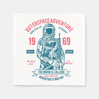 Serviette En Papier Mission Patriotique Apollo 11