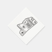 SERVIETTE EN PAPIER MISSISSIPPI (Coin)
