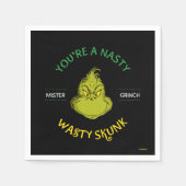 Serviette En Papier Mister Grinch | Vous êtes un sale con (Devant)