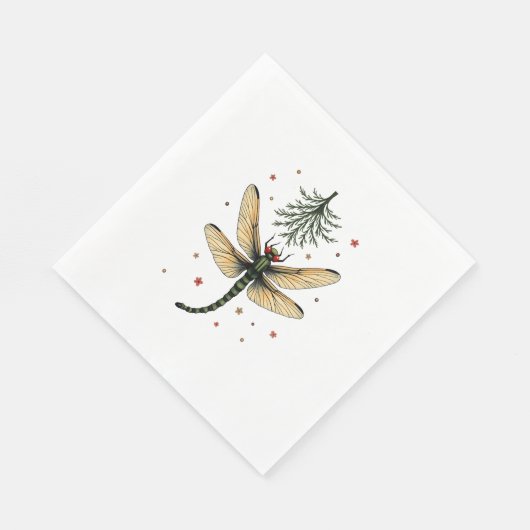 Serviette En Papier Mistletoe Kiss (Coin)