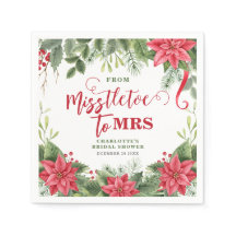 Mistletoe Pour Mme Poinsettia D'hiver à La Baby Sh