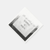 Serviette En Papier Misty Mountain Mariage (Coin)