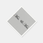 Serviette En Papier Mme et Mme serviettes (Coin)
