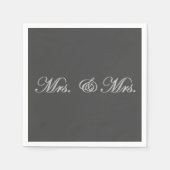 Serviette En Papier Mme & Mme (Devant)