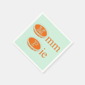 Serviette En Papier Mmmmm Pie (Thanksgiving) (Coin)