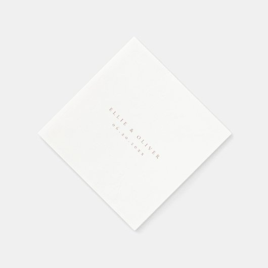 Serviette En Papier Mocha Mousse Boho Mariage Cocktail moderne (Coin)