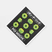 Serviette En Papier Mochi Donuts Poi Mochi Et Café (Coin)