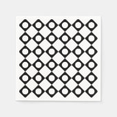 Serviette En Papier Mod Retro 60's White (Devant)