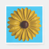 Serviette En Papier MOD Sunflower Flower Broch - Floral Summer Garden (Devant)