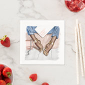 Serviette En Papier Mode Glam Chic (En situation)