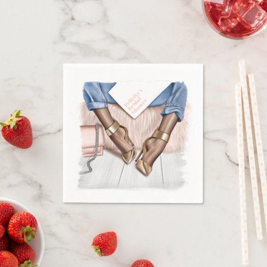 Serviette En Papier Mode Glamour Chic (En situation)