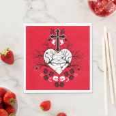 Serviette En Papier Mode Post Punk Gothique (En situation)