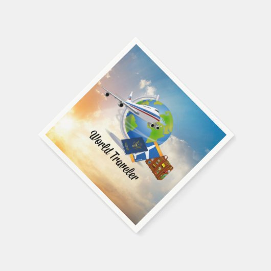 Serviette En Papier modèle (Coin)