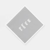 Serviette En Papier modèle (Coin)