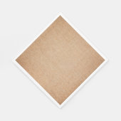 Serviette En Papier Modèle - Arrière - plan Burlap (Coin)