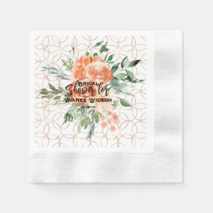 Serviette En Papier Modèle d'anneau de mariage en or avec des roses or