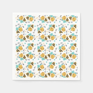 Serviette En Papier Modèle de bourdon Mien d'abeille