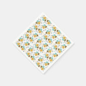 Serviette En Papier Modèle de bourdon Mien d'abeille (Coin)