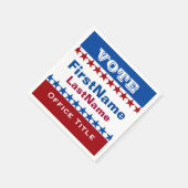 Serviette En Papier Modèle de campagne personnalisé (Coin)