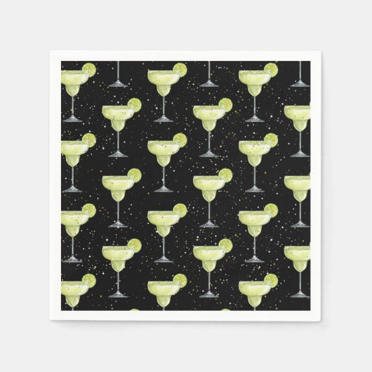 Serviette En Papier Modèle de cocktail Margarita (Devant)