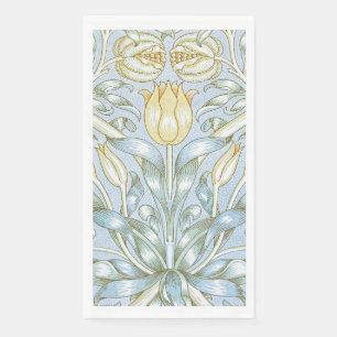 Serviette En Papier Modèle de fleur de lys et de grenade de William Mo