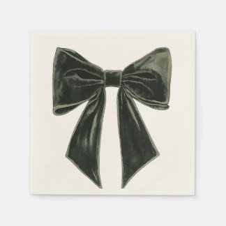 Serviette En Papier Modèle de Noël avec silhouette d'arbre