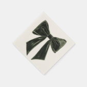 Serviette En Papier Modèle de Noël avec silhouette d'arbre (Coin)