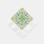 Serviette En Papier Modèle de plafond vert citron sans couture de Will (Coin)