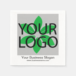 Serviette En Papier Modèle de slogan de logo d'entreprise personnalisé