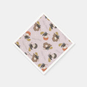 Serviette En Papier Modèle de vol HARRY POTTER™, Hermione et Ron (Coin)