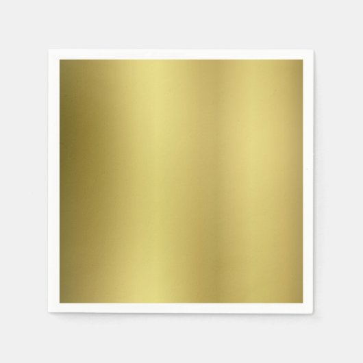 Serviette En Papier Modèle d'or blanc (Devant)