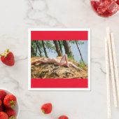 Serviette En Papier Modèle féminin bronzage Thunder_Cove (En situation)