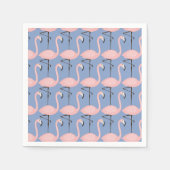 Serviette En Papier Modèle Flamingo (Devant)