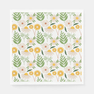 Serviette En Papier Modèle floral