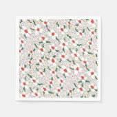 Serviette En Papier Modèle floral classique (Devant)