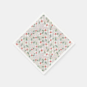 Serviette En Papier Modèle floral classique (Coin)