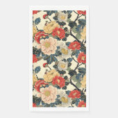 Serviette En Papier Modèle floral japonais Ukiyo-E Art (Devant)