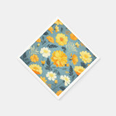 Serviette En Papier Modèle floral Marigold (Coin)