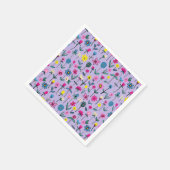 Serviette En Papier Modèle Floral pour enfants mignons (Coin)