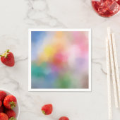 Serviette En Papier Modèle Moderne Élégant d'Art Abstrait Coloré (En situation)