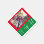 Serviette En Papier Modèle photo de Noël (Coin)